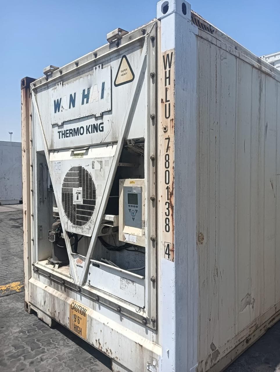 Vision container yard shipping